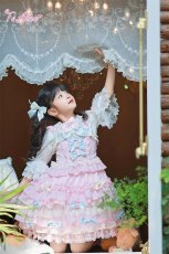 画像6: 【送料無料】【ToAlice Kids】TZL1654 Dolly Ribbonジャンパースカート《予約受付》 (6)