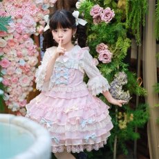 画像8: 【送料無料】【ToAlice Kids】TZL1654 Dolly Ribbonジャンパースカート《予約受付》 (8)