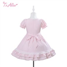 画像2: 【ToAlice Kids】TZL1726 RibbonDollyワンピース (2)