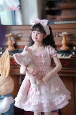 画像3: 【送料無料】【ToAlice Kids】TZL1726 RibbonDollyワンピース《予約受付》 (3)