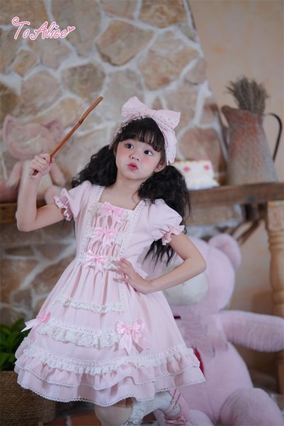 ToAlice Kids】TZL1726 RibbonDollyワンピース - To Alice