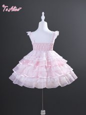 画像4: 【送料無料】【ToAlice Kids】TZL1733 ハートリボンティアードドレス《予約受付》 (4)