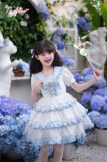 画像7: 【送料無料】TZL1785 リボンたっぷりマリンワンピース《予約受付》 (7)