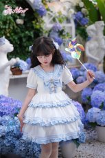 画像8: 【送料無料】TZL1785 リボンたっぷりマリンワンピース《予約受付》 (8)