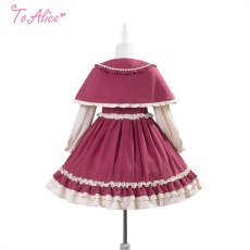 画像3: 【送料無料】【ToAlice Kids】TZL848野いちご刺繡ケープ《予約受付》 (3)