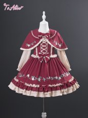 画像5: 【送料無料】【ToAlice Kids】TZL848野いちご刺繡ケープ《予約受付》 (5)