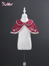 画像4: 【送料無料】【ToAlice Kids】TZL848野いちご刺繡ケープ《予約受付》 (4)