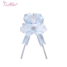 画像1: 【送料無料】【ToAlice Kids】TZS4 雪の結晶リボンクラウンミニハット《予約受付》 (1)