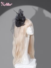 画像1: 【送料無料】W1409 フェザーカクテルハット《予約受付》【計5000円以上】 (1)