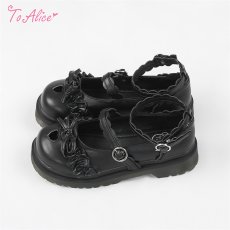 画像6: 【ToAlice】Z191ハートくり抜きパンプス (6)