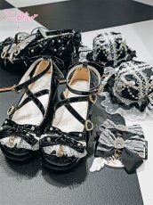 画像11: 【To Alice】Z292 パールリボンパンプス (11)