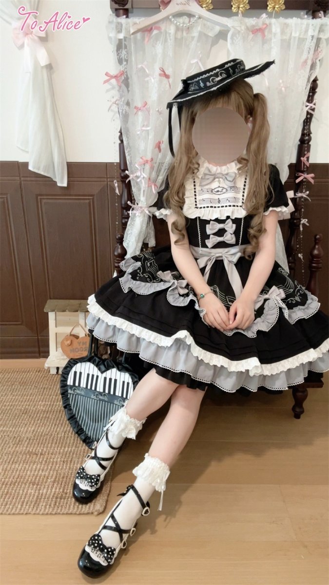画像18: 【ToAlice】Z310ドットリボンクロスストラップパンプス (18)