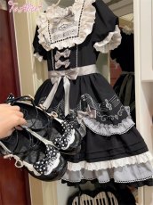 画像19: 【ToAlice】Z310ドットリボンクロスストラップパンプス (19)
