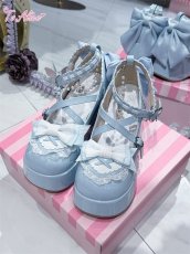 画像4: 【ToAlice】Z311エナメルリボン×パールパンプス (4)