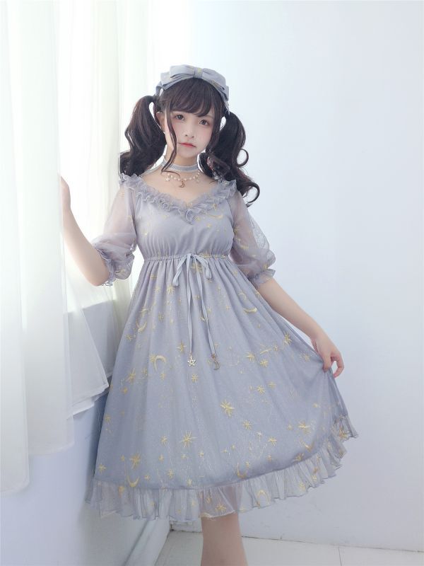 お取り寄せ C星座刺繍ワンピース To Alice お取り寄せ C星座刺繍ワンピース To Alice