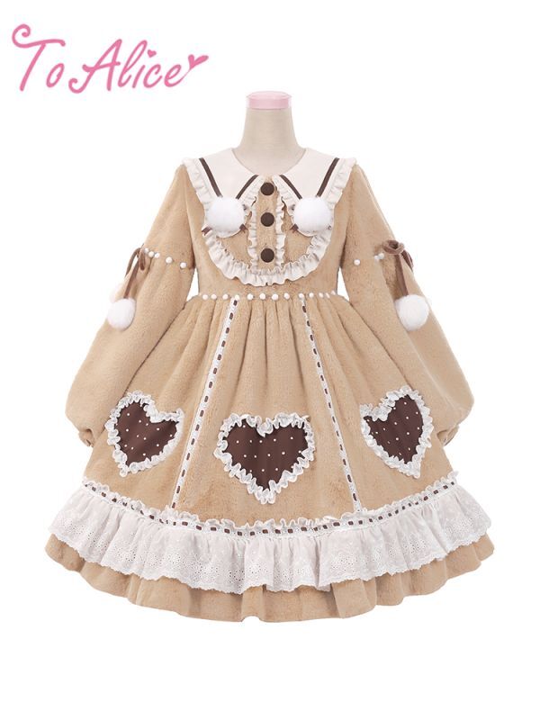 To Alice もこもこうさ耳ワンピース