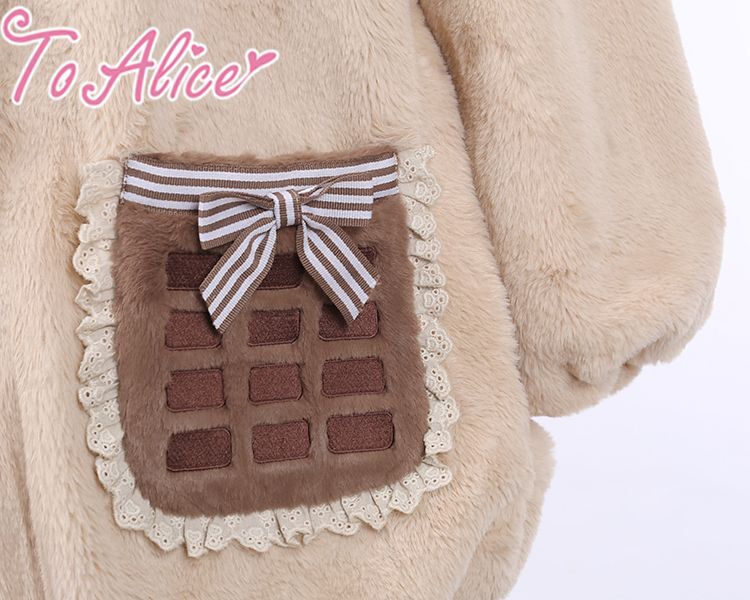 to alice チョコレートベアバルーンコート くまさん帽子 | www 