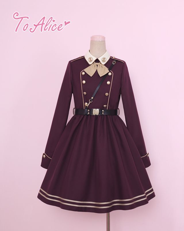 ToAlice】C3381ミリタリーワンピース【10％OFF】 - To Alice