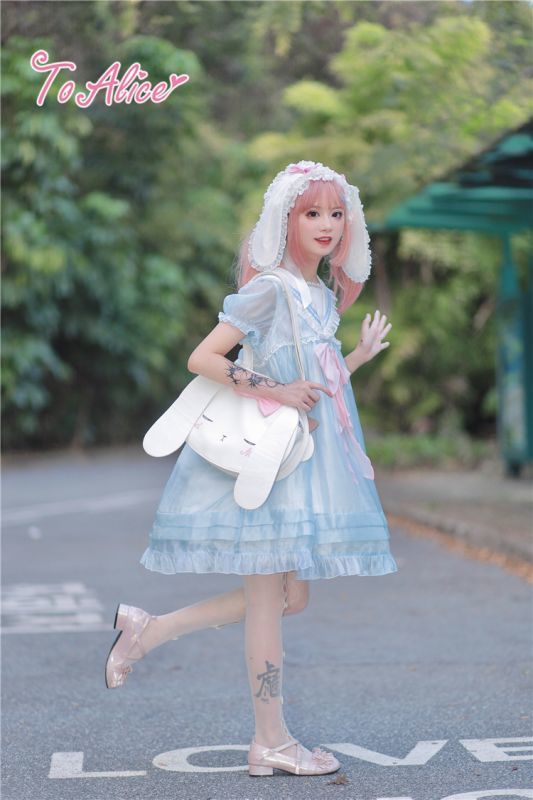 ToAlice】C4887 Aラインセーラーワンピース【10％OFF】 - To Alice