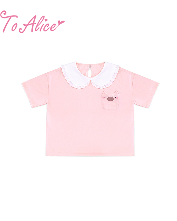 画像1: 【送料無料】C4930 PigGirl Tシャツ《予約限定》【計5000円以上】 (1)