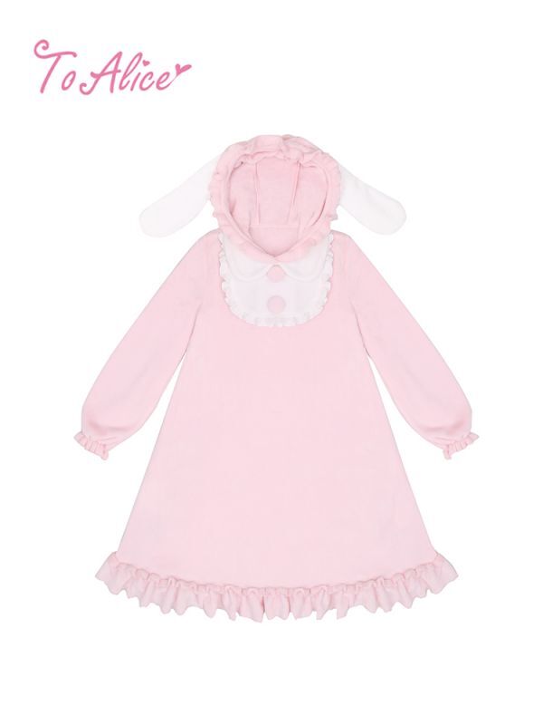 To Alice C5311うさ耳付きルームウェアワンピース To Alice