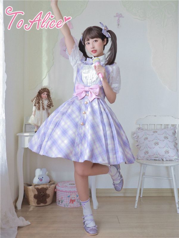トゥアリス 茶丸ジャンパースカート toalice ロリィタ ミルク M9BkJ