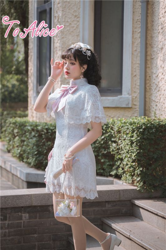 ToAlice】C6340ビッグリボンレースケープ【50％OFF】 - To Alice