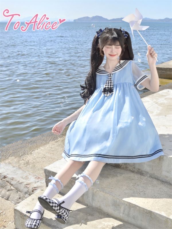 r.r.aliceさま専用♡ふりふりセーラーワンピース - library r.r.aliceさま専用♡ふりふりセーラーワンピース - library