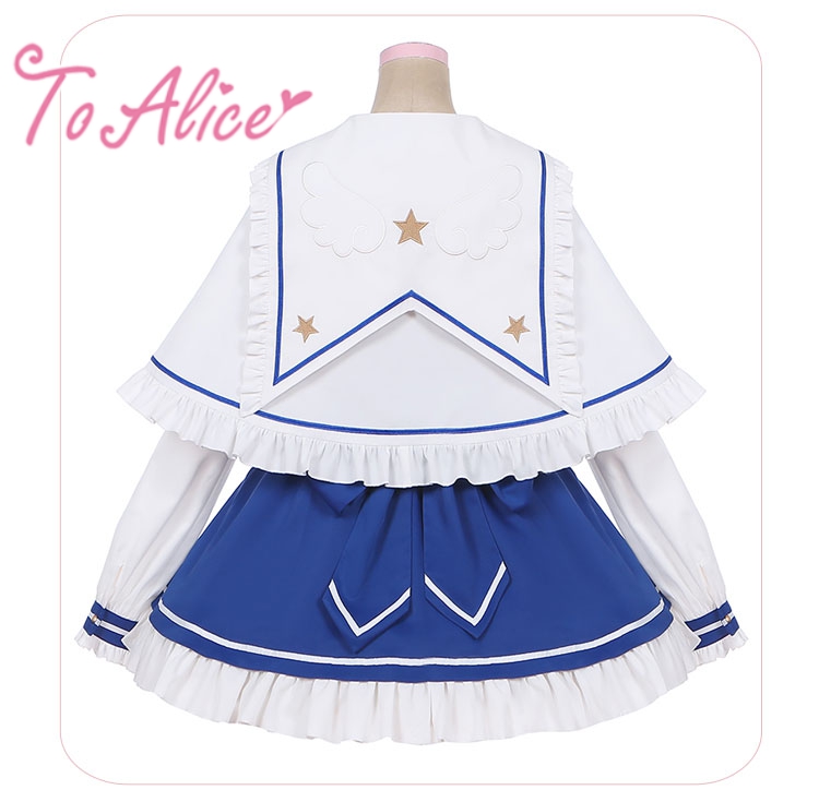 toalice 魔法少女の学園制服 ブルー 3点セット Mサイズ ロリィタ 