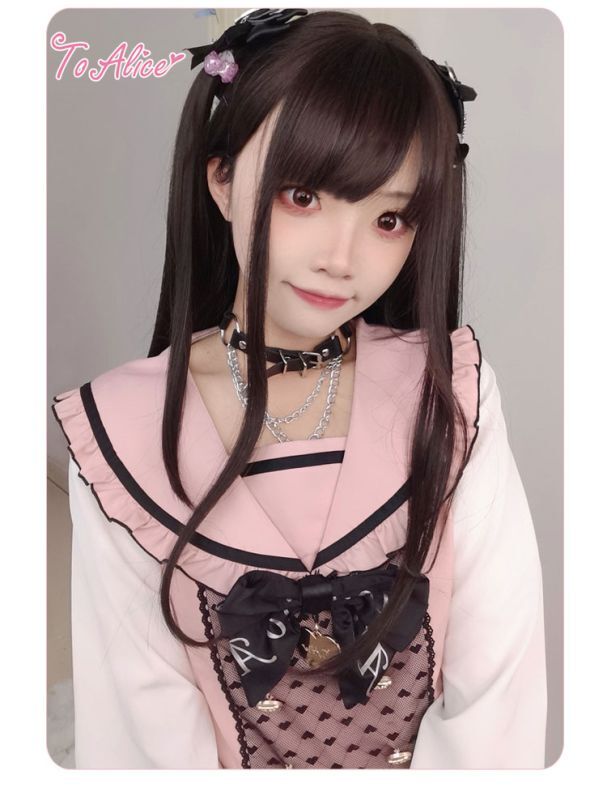 ToAlice】C7385黒猫セーラーチュニック【30％OFF】 - To Alice