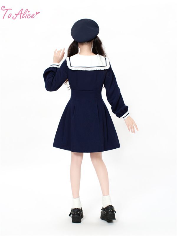 【最終価格】トゥアリス　To Alice ワンピース　猫　セーラー服