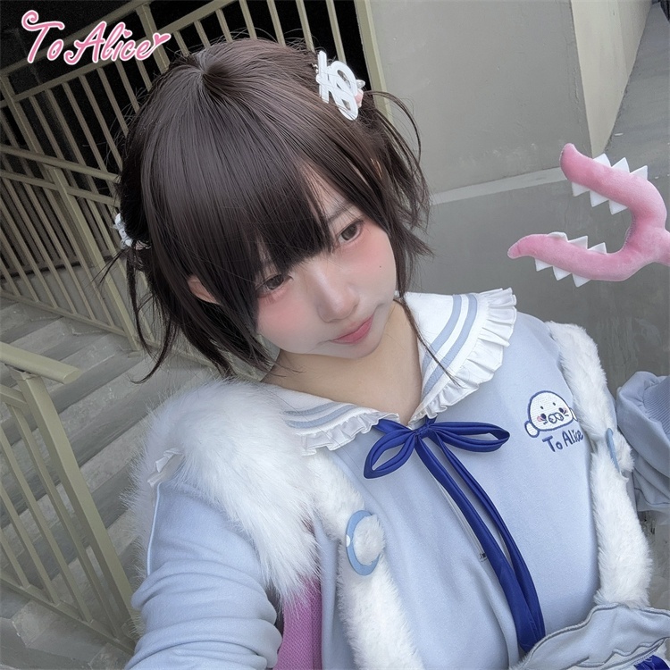 画像16: 【Last one】【ToAlice】C8626もこもこあざらしサロペットパンツ (16)