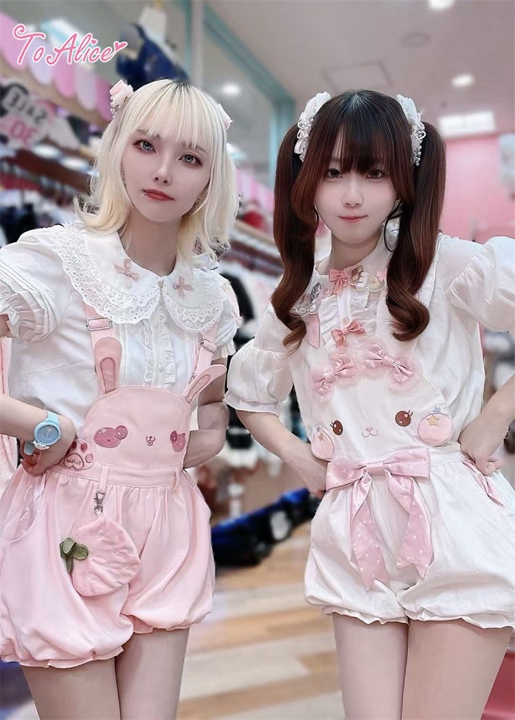 ToAlice】C8657 ラブリーラビットサロペットパンツ - To Alice