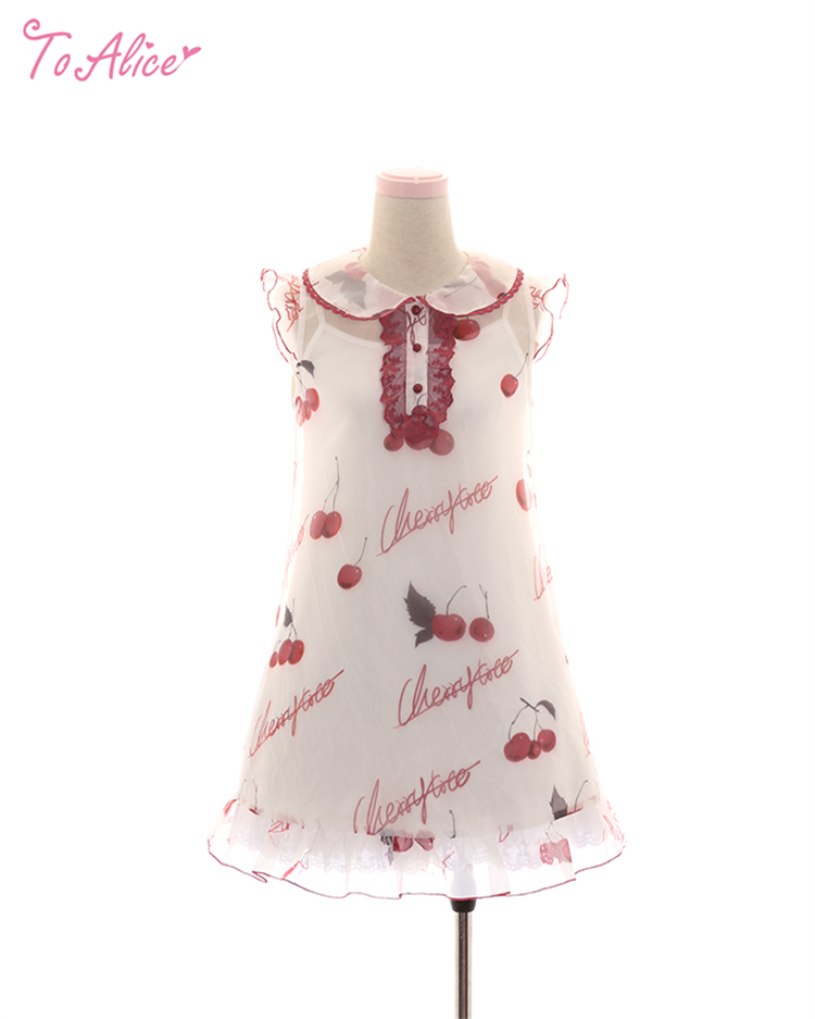 さくらんぼのワンピース見本