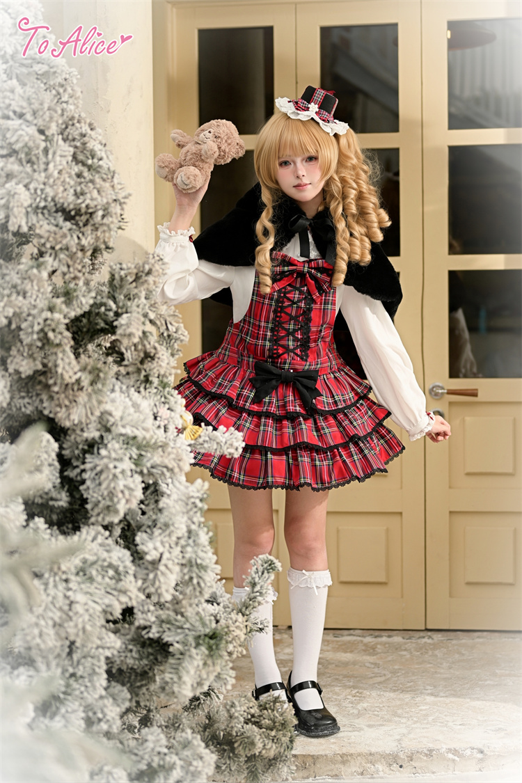 画像36: 【送料無料】C8816 お人形さんティアードサロペットスカート《予約受付》 (36)