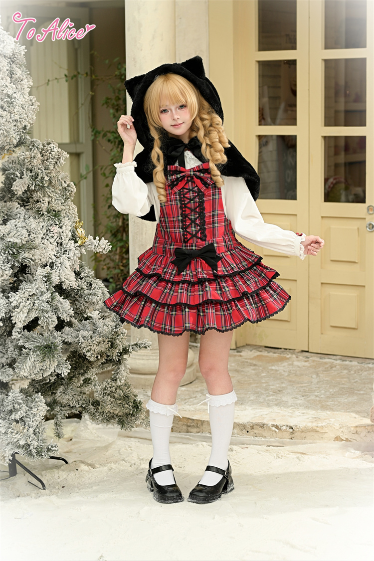 画像34: 【送料無料】C8816 お人形さんティアードサロペットスカート《予約受付》 (34)