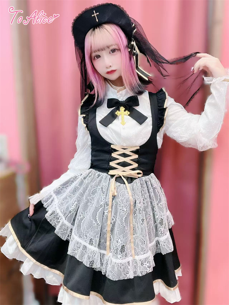 画像13: 【To Alice】S1562チャーム付きクロスカチューシャ 【50%OFF】 (13)