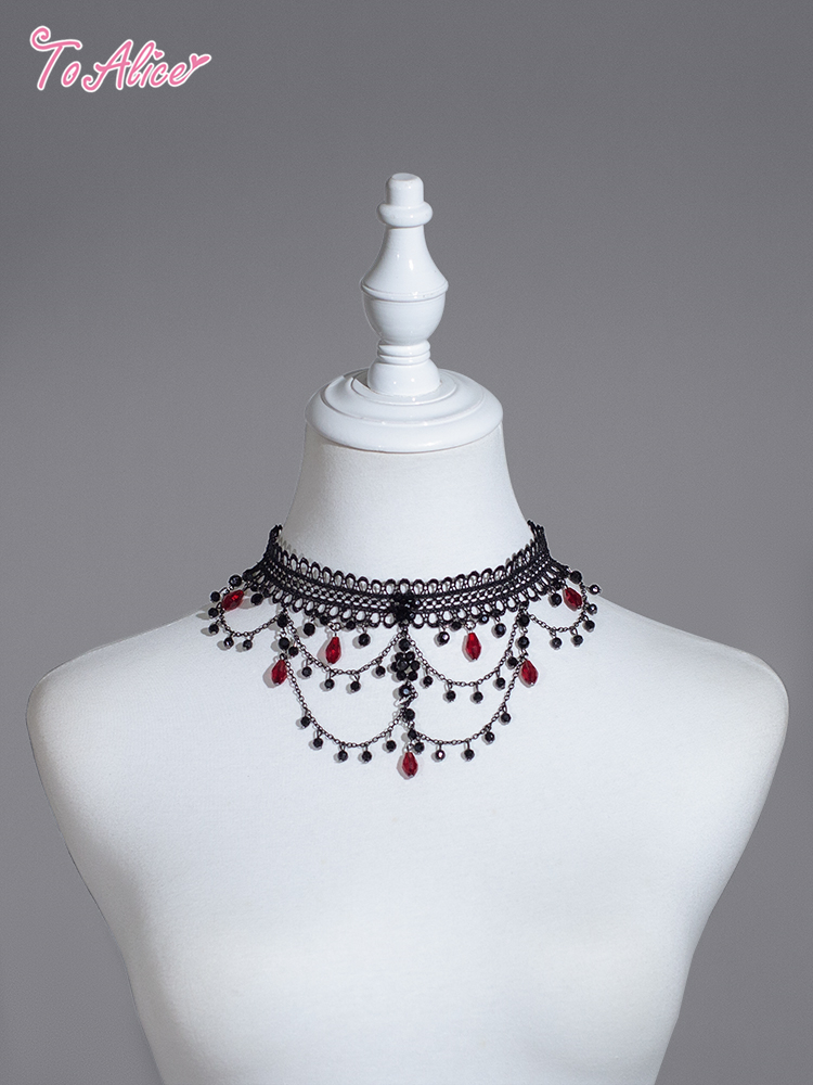 画像1: 【BlackShamrock】 FS75ゴシックチャームチョーカー (1)