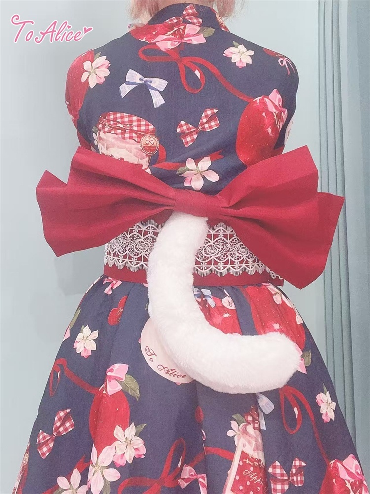 送料無料対象外】【ToAlice】L1012林檎猫姫浴衣セット - To Alice