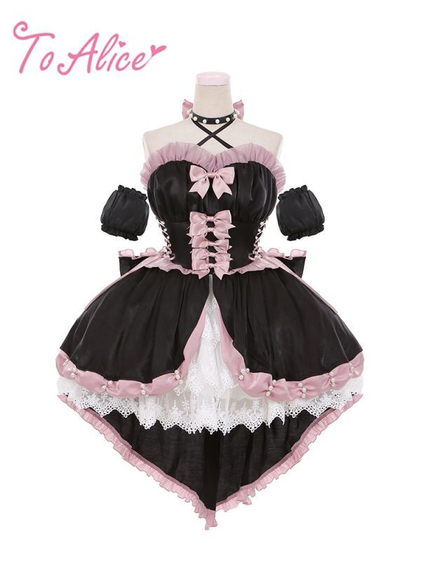 To Alice L1015魔法少女 花嫁ミニ丈ドレスフルセット To Alice