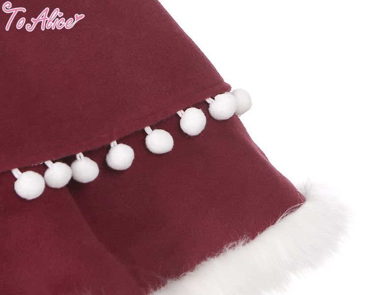 画像8: 【送料無料】L1119ポンポン×リボン付きジャンパースカート《予約受付》 (8)