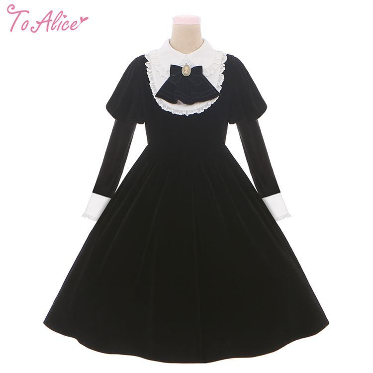 ToAlice】L1244クラシックヨーク切替ワンピース【30％OFF】 - To Alice