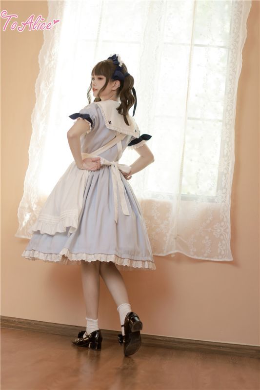 ToAlice】【DC】S2808刺繍入りフリルエプロン【30％OFF】 - To Alice