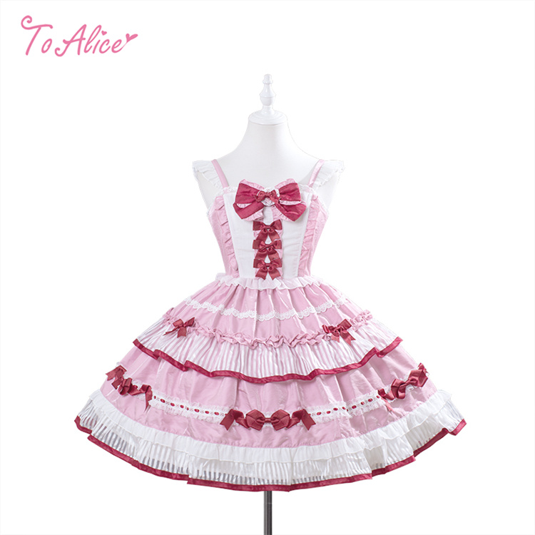 画像1: 【ToAlice】L1629チェリーケーキドレス (1)