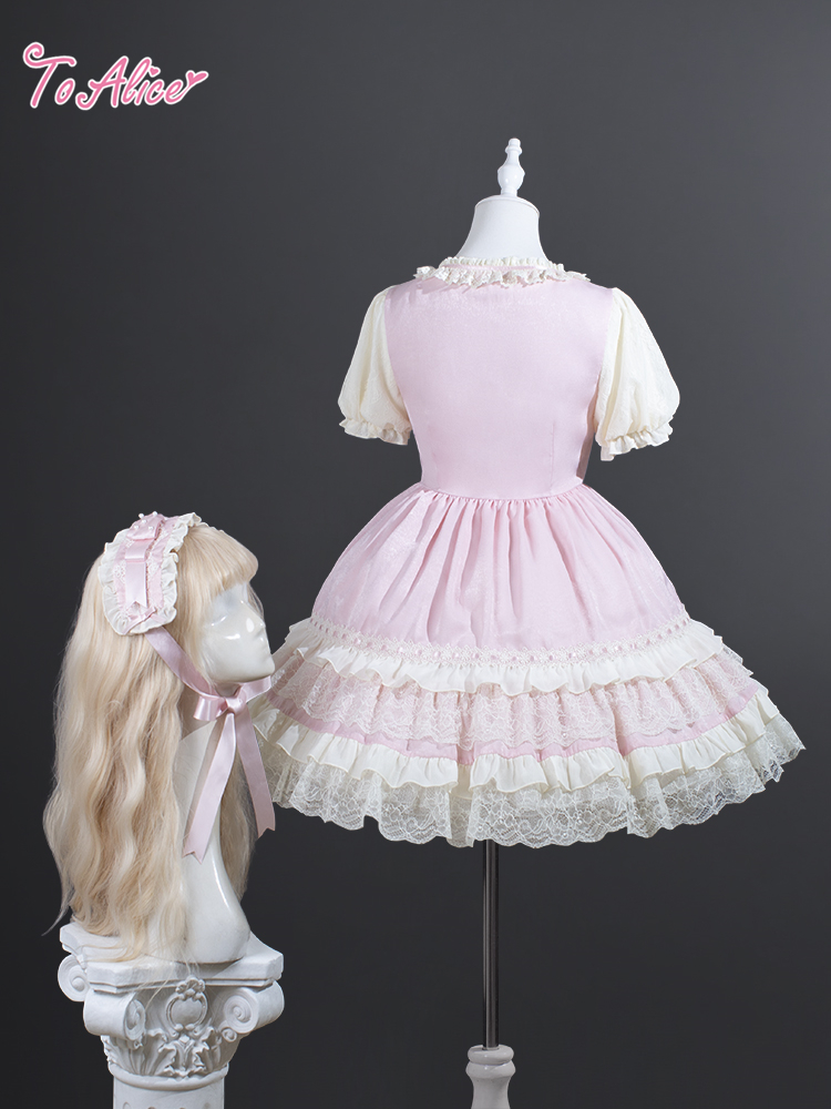 画像3: 【ToAlice】LS116 Suger pinkヘッドドレス (3)