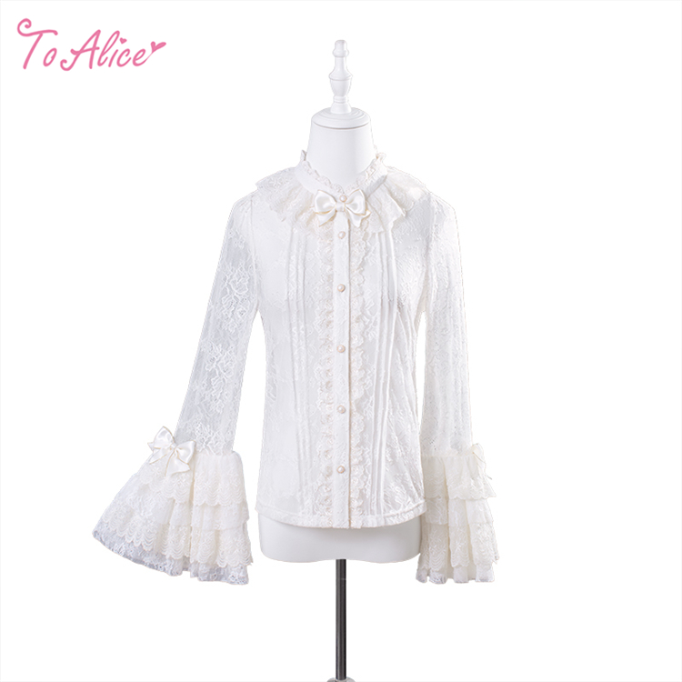 送料無料】L1750 姫袖レースブラウス《予約受付》 - To Alice