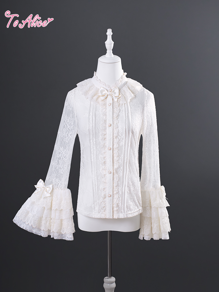 送料無料】L1750 姫袖レースブラウス《予約受付》 - To Alice