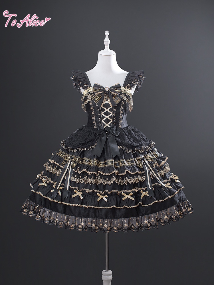 ルゥ様！ 送料無料】L1846 Noir Doll Dress《予約受付》 - To Alice