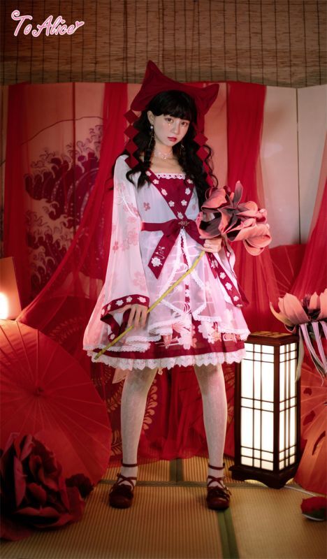ToAlice】L340金魚姫レイヤード和風ワンピース【30％OFF】 - To
