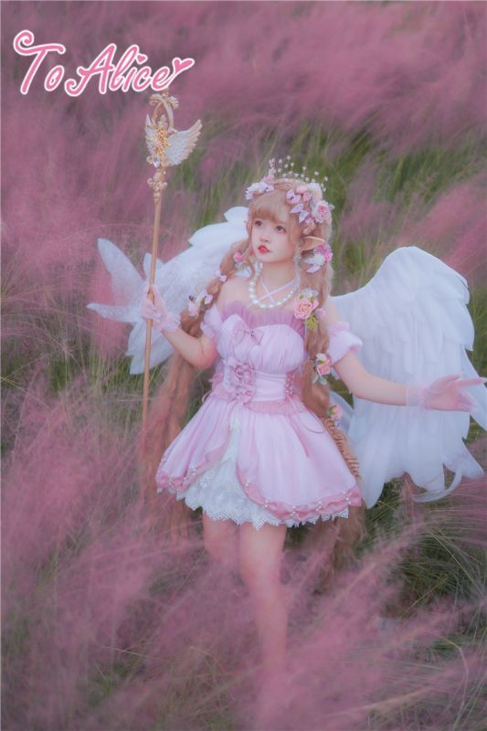 ToAlice】L801魔法少女×花嫁ミニ丈ドレス【ドレス単品】【10％OFF 